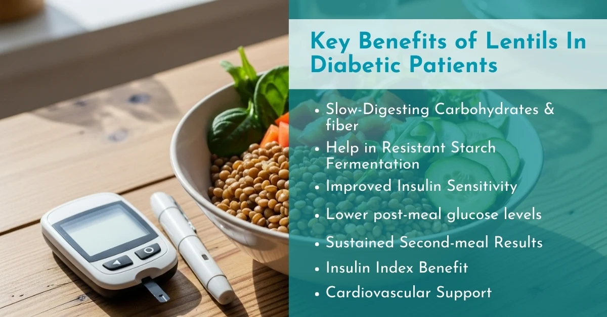 Key Benefits of Lentils In Diabetic Patients
