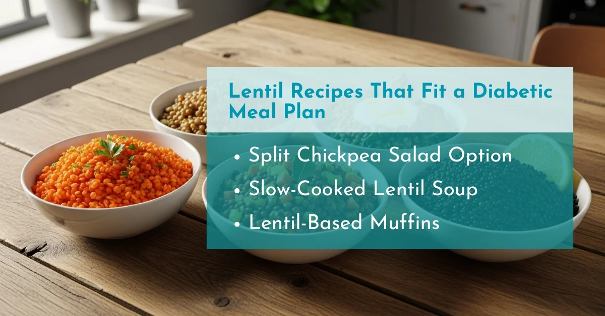 Lentil Recipes That Fit a Diabetic Meal Plan
